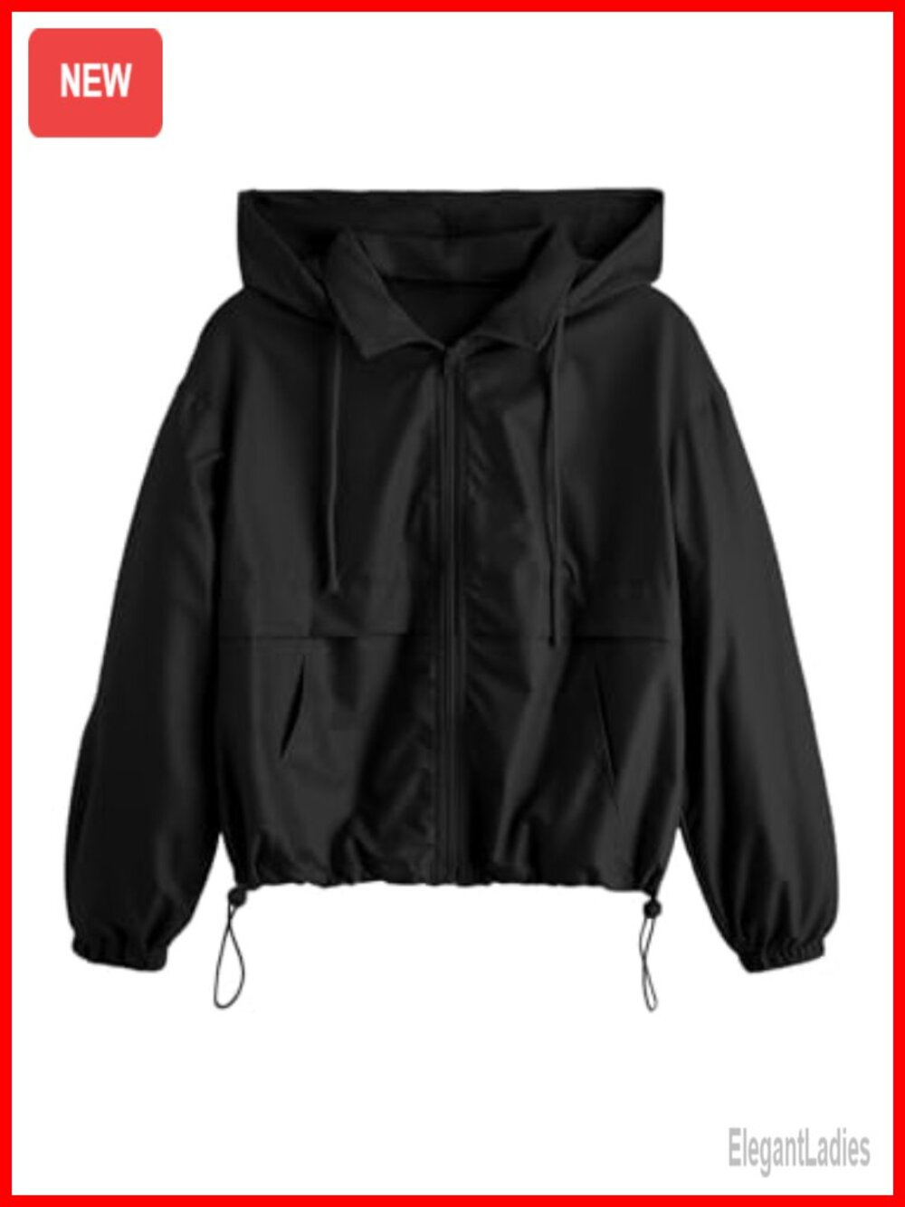 Women's Lightweight Zip Up Hoodie Windbreaker Workout Jacket
